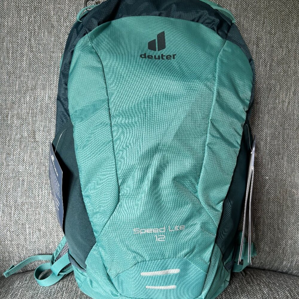 Deuter Speed Lite 12 Hiking Pack Backpack Dust Blue-Arctic Turquoise Teal New!